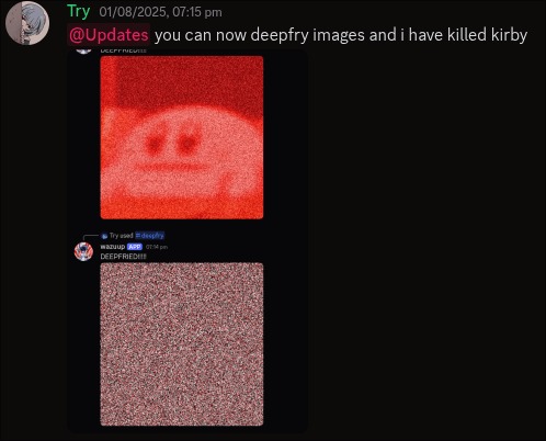Deepfry Images example